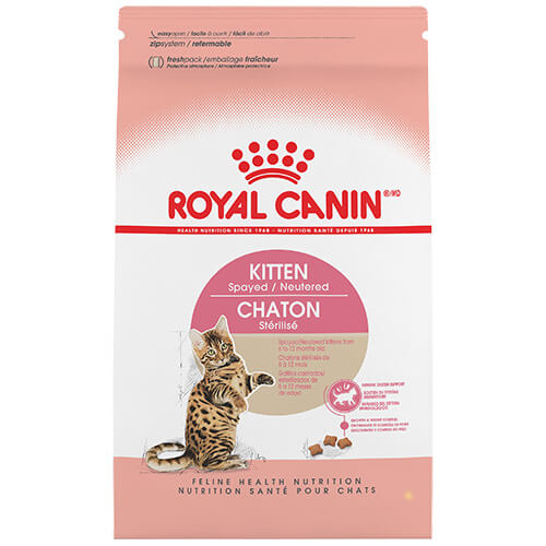 KITTEN SPAYED/NEUTERED<br />
CAT FOOD