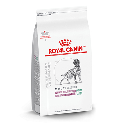 Multifunction canine advanced mobility support plus satiety dry food. 